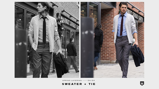Spring Layering Series Part 3: Dressing up a Casual Cardigan