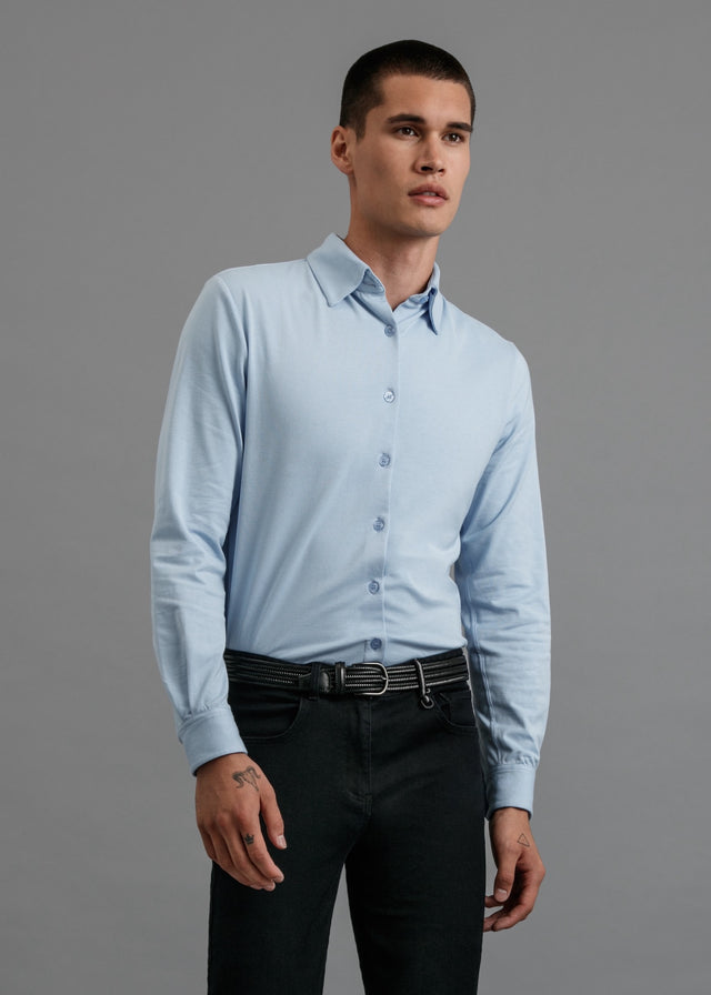 Stretch Knit Oxford Shirt
