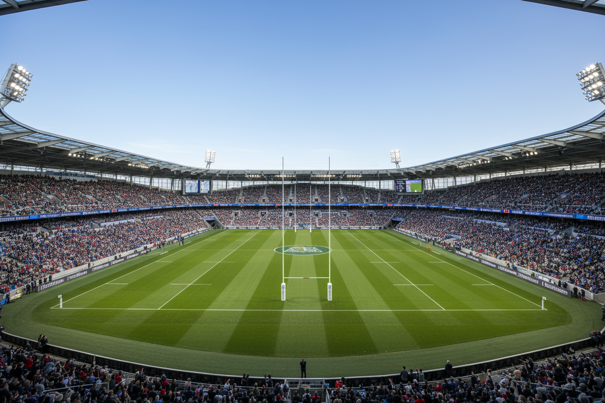 Just a rugby stadium